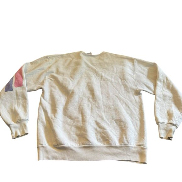 Vintage 90s Crewneck Sweatshirt Woman’s Jerzees Large Garden Core Boho USA - Picture 7 of 9